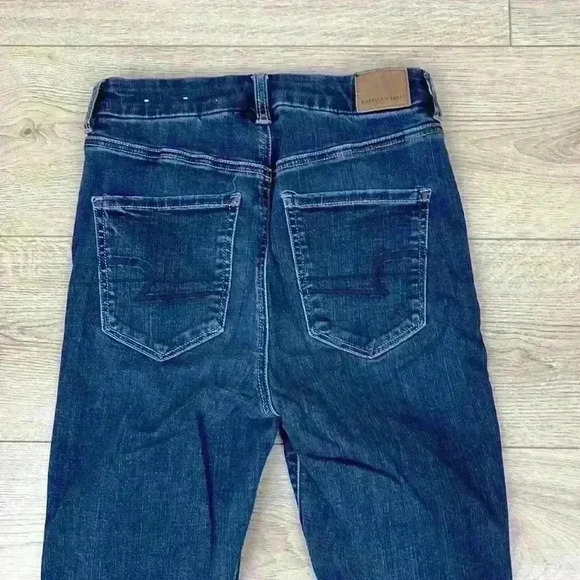 American Eagle Curvy Super Hi-Rise Jegging Size 6 Long - Picture 6 of 11
